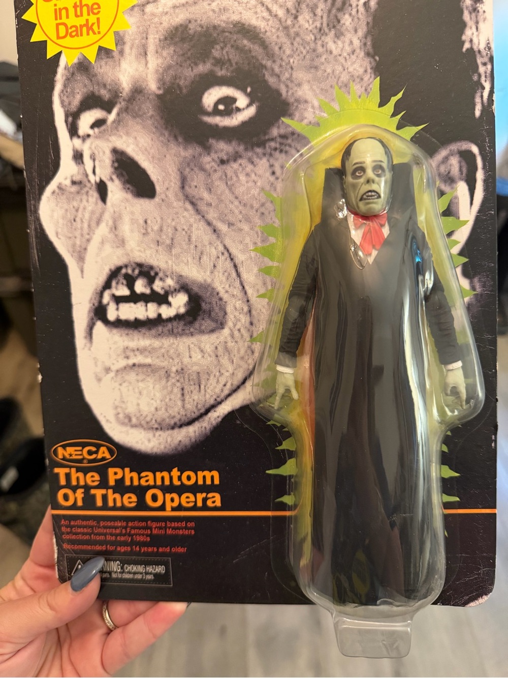 NECA Universal Monsters The Phantom of the Opera Glow in the Dark Action Figure